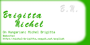 brigitta michel business card